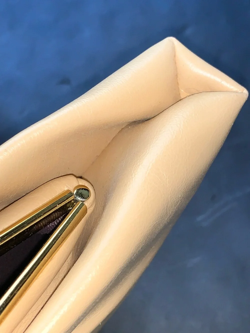 s l e e k :: Vintage Tan Convertible Evening Purse Clutch